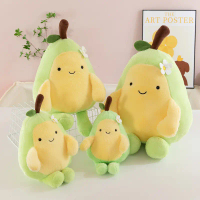 Cross-Border Cute Realistic Fruit and Vegetable Plush Toys Running Avocado Doll Stuffed Animal Child