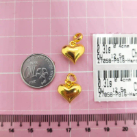 Emas 916,Loket Import Hard Gold Dgrp<0.5g 1.25cm Design:100126<M0U3V>916AA(M9)-Size: 0.4cm