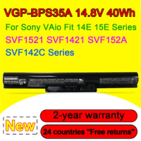VGP-BPS35A Battery For Sony Vaio Fit 14E 15E SVF1521A2E SVF15217SC SVF15218SC SVF14215SC SVF152A25T BPS35A 14.8V 40Wh 2670mAh