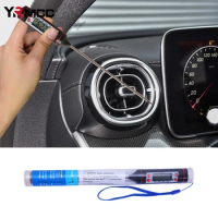 Car Air Conditioning Dash Board Thermometer Digital Probe Type Auto Water Temperature Detector Electronic Tool Cars Thermometer