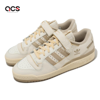 adidas 休閒鞋 Forum 84 Low 男鞋 女鞋 米白 奶茶 復古 皮革 魔鬼氈 三葉草 愛迪達 IE9936