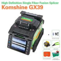 High Definition Single Fiber Fusion Splicer Komshine GX39 ftth fibra optica splicing machine with TFC-30 optical fiber cleaver