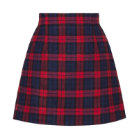 SISHION New Fashion Blue Red Plaid Mini Christmas Skirts SS0008 Y2K Skort High Waist Sexy Women Jupe Short Skirt