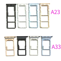 10PCS For Samsung Galaxy A23 A33 A73 SIM Card Tray Reader SD Slot Holder Adapter