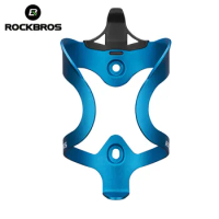 ROCKBROS Bicycle Accessories Aluminium Alloy Adjustable Water Bottle Cage Mountain Bike Bottle Holder Ultralight Cycling Mount
