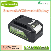 Greenworks 24V 8.0AH Lithium Ion Battery (Greenworks Battery) The original product is 100% brand new