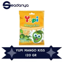 PERMEN YUPI MANGO KISS 120 GR - permen kunyah - permen
