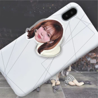 Kpop Idols Winter Karina Acrylic Phone Stand Transparent Head Portrait Self-adhesive Retractable Display Frame Fans Gift