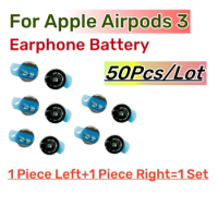 50pcs/Lot A2647 Replace Battery For Apple Airpods 3 Air pods 3 A2564 A2565 Airpods 3rd Replacement Batteries + Free tools
