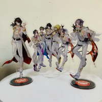 Anime Nijisanji Rainbow Society Vtuber Figures Vox MYSTA LUCA SHU IKE Cosplay Fashion Acrylic Stand Model Fans Christmas Gifts