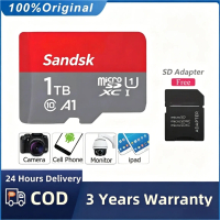 Sandsk Ultra Kad Memori Micro SD 64GB-1TB 190MB/s U3 CCTV Dash Cam V30  A1 UHD SDXC UHS-I Original U