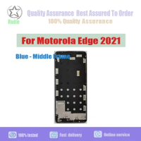 Middle Frame for Motorola Moto Edge 2021, XT2141-1, Housing, LCD, Cover Replacement Parts