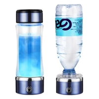Rechargeable Portable Hydrogen Rich Generator Water Filter Hydrogen Water Generator 3-Mins Water Ionizer Bottle for Home Travel
