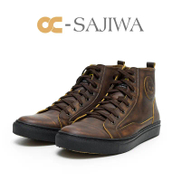 Sepatu Kulit Pria Boot OC SAJIWA BROSH UP