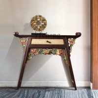 XL Solid Wood Altar Altar Altar Incense Burner Table Household Southeast Asian Style Furniture