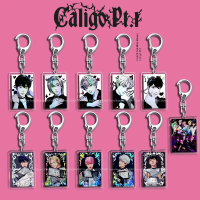 พวงกุญแจ Kpop PLAVE วัสดุอะครีลิค, อัลบั้ม Caligo PT.1 NOAH YEJUN BAMBY EUNHO HAMIN ตัวการ์ตูน พวงกุ