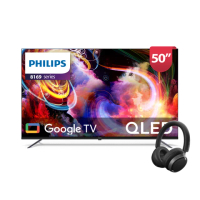 【Philips 飛利浦】50型4K QLED Google TV 智慧顯示器(50PQT8169/96)