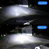 Luminos Mp1 Lampu Led Utama Mobil H4 Projector Mini Hi-Lo 30Wat Car Pasti Diskon