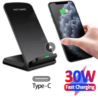Foldable Wireless Charger Stand for Sony Xperia 1 II III IV Xperia 5 IV iPhone 14 13 12 Induction Fast Charging Dock Station