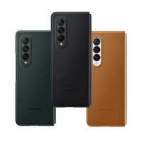 SAMSUNG Galaxy Z FOLD3 5G皮革背蓋