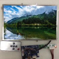 10.1 IPS Display 1280 * 800 HD LCD Monitor Remote Driver Control Board 2AV HDMI VGA for Lattepanda, Raspberry Pi USB TYPE -C