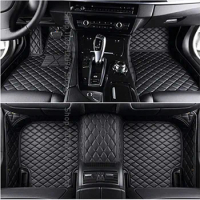 Custom Car Floor Mat for Nissan Sunny 2011-2020 NV200 NAVARA Terra 2018-2022 Interior Accessories Artificial Leather