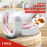 Perekat Kuat TaffPACK Lakban Waterproof Dapur Kitchen Sink Seal Tape 3M 30mm - YK-468 Viral