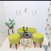 Sofa stool set only  Sofa stool bulat sofa stool panjang  sansan furniture sofa stool