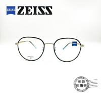 ◆明美鐘錶眼鏡◆ZEISS 蔡司 ZS22111LB 460/藍色玳瑁圓形細框/鈦鋼光學鏡架