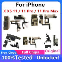 Unlocked For iPhone 11 Pro Max Motherboard With Face ID Clean iCloud Mainboard For iPhone 11 Pro Full Chips Logic Board Face
