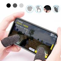 1 Pair L1 R1 Breathable Mobile Game Controller Finger Sleeve Touch Trigger for Fortnite PUBG Mobile Rules of Survival Gatillos