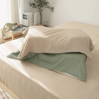 【LOVEFU大島樂眠】竹眠親膚枕頭套-舒柔米x慵懶綠(竹眠纖維/抗菌/除臭/防蟎/2入)