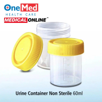 URINE CONTAINER 60ML 100ML NON STERILE ONEMED - SAMPLE POT URINE CONTAINER Pee Container MEDICALONLI