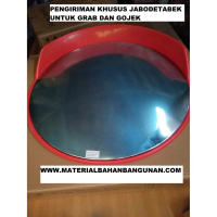 convex mirror 45 cm out door bulat spion jalanan lalu lintas KHUSUS