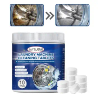 Washing Machine Cleaner Tablets Effervescent Deep Cleaning Tablets Washing Machine and Dishwasher Cleaner Tablets for Drum
