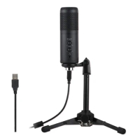 Retail Microphone Professional Condenser Microphone USB Microphone For PC Laptop Gaming Streaming Recording Studio Youtube