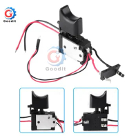 7.2 V-24 V Drill Speed Controller Drill Switch Lithium Battery Cordless Drill Speed Control Trigger Switch With Small Light