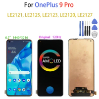 Original 6.7" For OnePlus 9 Pro 9Pro LE2121 LE2125 LE2123 LE2120 LE2127 Lcd Display Touch Screen Digitizer Assembly Replacement