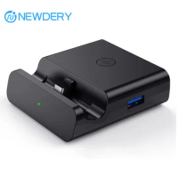 NEWDERY Switch TV Dock for Nintendo Switch&amp;OLED Portable PD Charger Dock, USB C to 4K HDMI Multiport Hub Switch Docking Station