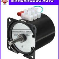 220V AC /18w/2.5 rpm-100rpm Low Noise Gearbox Electric Motor 50HZ 60HZ High Torque Low Speed AC synchronous motor 68KTYZ