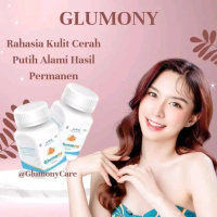 (PROMO BIG SHELL PAKET 2 BUY 1 BOTOL ) GLUMONY Pemutih Badan Cepat PRIA / WANITA BPOM Pil Pemutih Ku