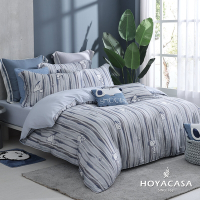【HOYACASA 】x史努比聯名系列-加大60支抗菌天絲兩用被床包四件組-太空漫步