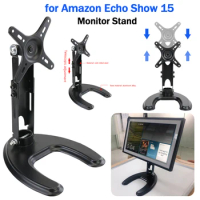 Portable Monitor Stand Universal Rotating Desktop Monitor Display Base for Amazon Echo Show 15 Tablet Monitor Stand Holder