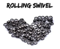 Kili Kili Pancing Rolling Swivel Stainless Steel isi 10biji #8