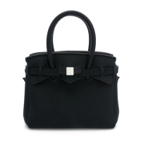 【SAVE MY BAG】Petite Miss Plus 20104N 小姐包拉鍊款 小尺寸(JET BLACK/ 黑 L24)