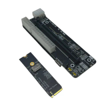Laptop External Graphics Card GPU Dock PCIE 4.0 X4 Gen4 Support ATX SFX Expansion Card Adapter eGPU Case for Oculink / M.2 NVMe