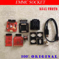 EMMC Booster Tool with EMMC Socket Device, Support EMMC Box, Easy Jtag Plus, UFI Box, AFT Box, Medusa Pro Box, Newest