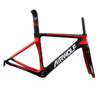Airwolf T800 Full Carbon Road Bike Frame with V Brake Chinese Bicycle Carbon Frameset Road Carbon Bicycle Frame