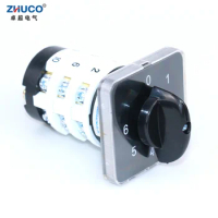 ZHUCO SZL9-20/0-6.3 20A 12 Screws Changeover Selector Universal Rotary Cam Switch For Electric Welder/Ultrasonic Equipment