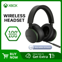 100% New Orginal Microsoft Xbox Wireless Headset – Xbox Series X S, Xbox One and Windows 10 Devices